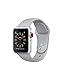 Apple watch series 3 Aluminum case Sport 38mm GPS + Cellular GSM unlocked (Silver Al case w/ Fog Sport band)