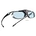 APEMAN 3D Glasses Ultra-Clear HD 144 Hz DLP Link 3D Active Rechargeable Shutter Glasses for All 3D DLP-Link Projectors - Two Pack