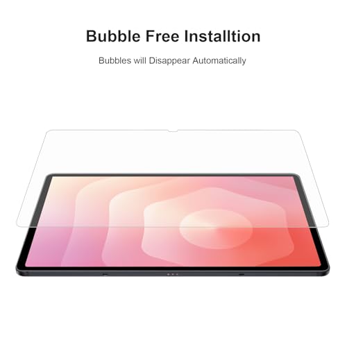 Gerutek [2 Pieces Screen Protector for Samsung Galaxy Tab S11/S10 Lite/S10 FE/S9 FE/S9/S8/S7 10.9/11 Inches, with Easy Installation Frame, 9H, Anti-Scratch, Bubble-Free, Tempered Glass for Tab S11