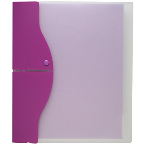 Itoya Letter Size Pop-Up Easel Profolio for 8.5 x 11", Fuchsia
