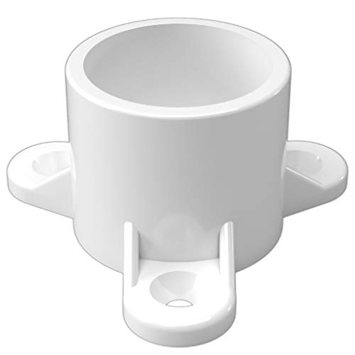 FORMUFIT F001ECT-WH-10 PVC Table Cap, Furniture Grade, 1