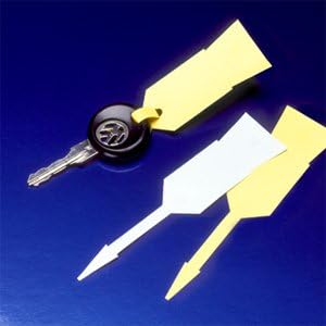 Self Locking Key Tags-White (1000/Box)