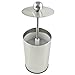 Zoie + Chloe Stainless Steel Q-tip Jar - Cotton Swab Organizer Dispenser