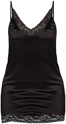 Libermall Plus Size Women Sexy Lingerie Chemise Lace V Neck Braces Skirt Bodysuit Nightgown Babydoll Teddy Sleepwear