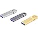 FidgetKute USB 3.0 2TB Flash Drives Memory Metal Flash Drives Pen Drive U Disk Laptop PC Gun Black
