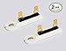 ( 2 PACK ) 3392519 - DRYER THERMAL FUSE for Whirlpool Kenmore Sears Maytag Roper KitchenAid Amana Admiral and others - Thermofuse located on Blower wheel cover area