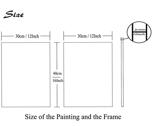 Yellow Flower Wall Decor for Living Room 12×16 Inches 2 Panels Framed Sunflowers Canvas Wall Art Golden Floral Prints Artwork Botanical Grey Wood Bedroom Wall Decoration Painting Decorative Beige Wall Picture