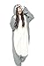 WOTOGOLD Animal Cosplay Costume Gray Sloth Adult Pajamas,XS (fit height 51 