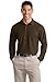 Port Authority Men's Port Authority Long Sleeve Silk Touch L Coffee Bean