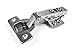 Berta Full Overlay, Clip On, Soft Close Concealed, Frameless Cabinet Hinges with Installation Screws (50 Pack)