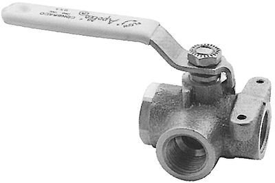ConbracoIndustries, Inc. 7060510 1 3-WAY BRONZE DIVERTER BRONZE THREE WAY DIVERTER VALVE