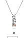 Tree Of Life ID Badge Holder Lanyard Silver Chain Necklace