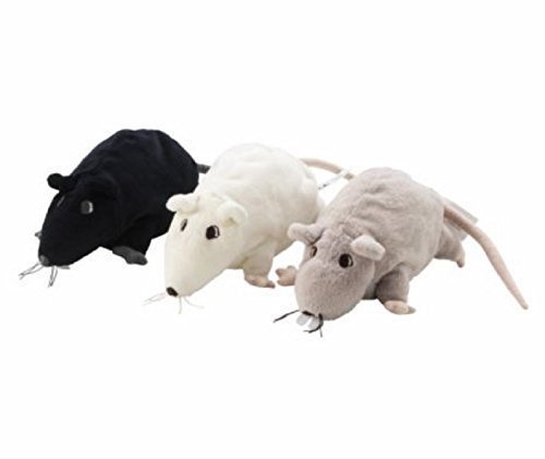 IKEA Black Gosig Ratta Rat Mouse Stuffed Animal Soft Toy, 9 by