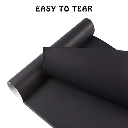 Black Sketch Pad, L\'émouchet Sketch Book, resistente Sketch pad per il disegno, 60 fogli, 30 fogli ciascuno, 2-Pack, 9\