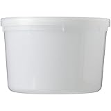 Extreme Freeze Reditainer 64 oz. Freezeable Deli Food Containers w/ Lids - Package of 8 - Food Storage