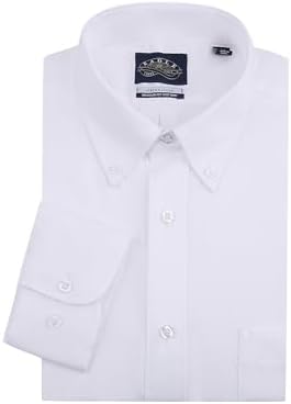 eagle dress shirts amazon Eagle Men's Non Iron Stretch Collar Regular Fit Multi Check Dress Shirt, Cardinal, 15.5" Neck 34"-35" Sleeve at Amazon Men's Clothing store