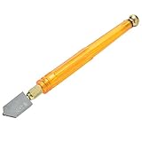 Ioffersuper Skidproof Handle Steel Blade Glass Cutter Diamond Tipped Tool