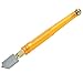 Ioffersuper Skidproof Handle Steel Blade Glass Cutter Diamond Tipped Tool
