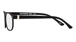 Tri Focus Optitek 2202 Black Round Reading Glasses, 1