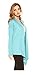 Red Hanger Women's Light Weight Open Front Drape Cardigan Sweater Made in USA, Aqua-S