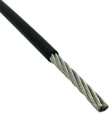 Ulitmate Black Rubber Coated Gym Machine Wire