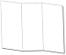 Blank Bright White Tri-Fold Brochure Card Stock, 3 Panel Brochure for Restaurant Menus, Business Flyers and Pamphlets | 8.5” x 11” | 65lb (176gsm) Cardstock | 50 per Pack