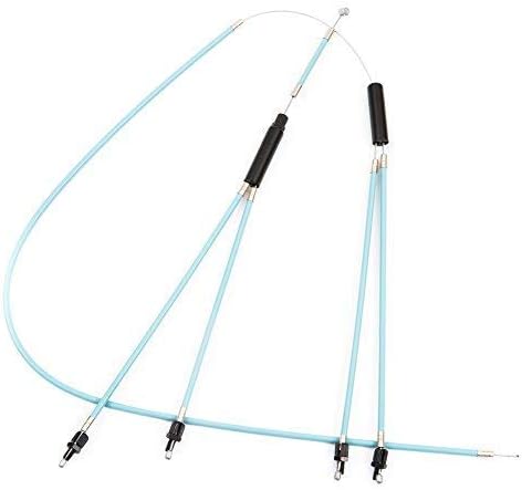 DRIVING FORCE BMX BIKE (Upper & Lower) GYRO CABLES in LIGHT BLUE set NEW