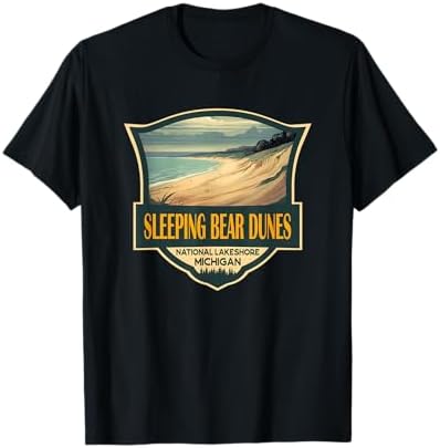 Amazon.com: Sleeping Bear Dunes National Lakeshore Vintage Retro T 
