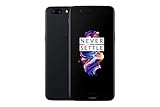 OnePlus 5 A5000 5.5 inch Snapdragon 835 Dual 16MP (8GB+128GB) 4G LTE Dual Sim Smartphone (Slate Grey) - International Version, No Warranty, GSM ONLY, NO CDMA