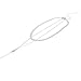 QILMILY Silver Choker Necklace Layered Metal Withe Choker Necklace with Pendant Long Tassel Chain Sexy Choker Y Shaped Lariat Chokers Necklace for Womens Teen Girls