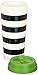 Kate Spade New York Women's Insulated Thermal Travel Mug Tumbler, 16oz, Black Stripe