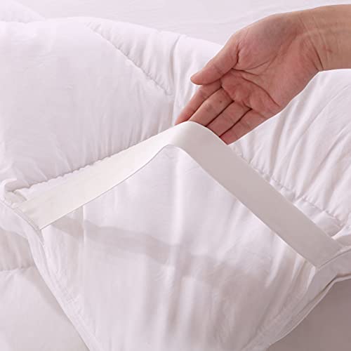 Premium Quality Luxury White Goose Down and Feather Mattress Pad