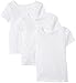 Burt's Bees Baby Baby Boy's Little T-Shirts, Set of 3 Organic Short Long Sleeve V-Neck Tees, Cloud, 4T-5