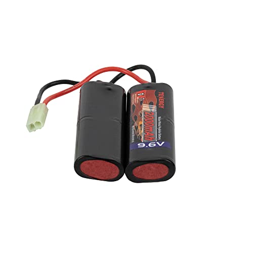 Tenergy Airsoft Battery 9.6V NiMH Nunchuck Battery with Mini Tamiya