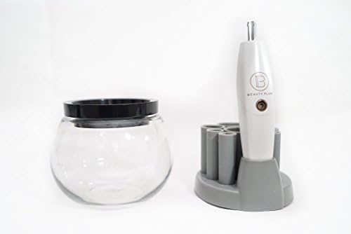 Make Up Brushes Cleaner by Beauty Plug | Professional Makeup Brush Cleaning & Dryer Solution (White)