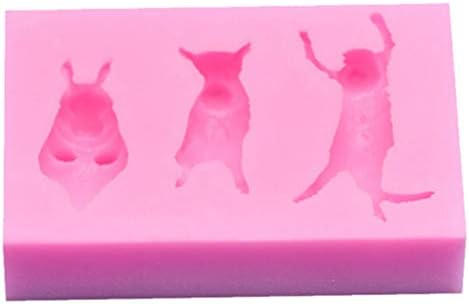 Oasics Cake Mold,Silicone Chocolate Mold Cake Decoration Tool,Baking Mould DIY Tools, Fondant Sugar DIY Cake Mold for Party Cookie Jelly Pudding (Animal)