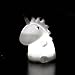 Smoko Unicorn Night Light For Kids | Girls Bedroom Decor Accessories | Ambient Soft Glow Mood Lamp (White)