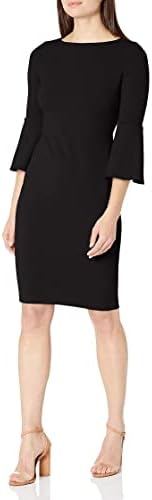 calvin klein off the shoulder bell sleeve dress Calvin Klein Plum Off the Shoulder Bell Sleeve Sheath Dress Size 6 Cocktail