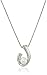 Amazon Collection Sterling Silver and 14k Yellow Gold Freshwater Cultured Pearl and Diamond Pendant Necklace, 18
