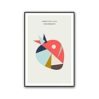 Framed Canvas Wall Art Abstract Color Block Canvas Prints Home Artwork Decoration for Living Room,Bedroom - 16x24 inches