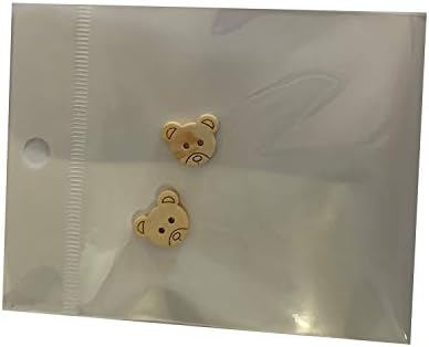 Wooden bear sewing buttons set with a worth of $39.99.