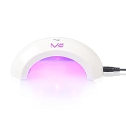 See MelodySusie Portable LED Nail Lamp - Violetilac 6W Mini Nail Dryer Curing LED GEL Nail Polish Professionally - White Details