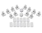 Magnetic Child Safety Cabinet Locks - 8 Locks + 2 Keys + 2 Bonus Locks - Magnetic Cabinet Locks are Easy to Install - No Tools Or Screws Needed - Toddler Locks By Enovoe