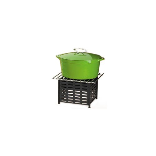 Cal-Mil 1361-12 Iron Chafer Alternative, 12" Width x 12" Depth x 7.5" Height, Black - Thumbnail 2
