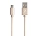 Micro USB Cable, CableCreation 6 Feet USB 2.0 to Micro-USB Cable, High-Speed A Male to Micro B Triple Shielded Cable, 1.8 Meters/ Gold Cotton & Aluminum