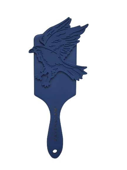 Harry Potter Ravenclaw House Paddle Hair Brush Women's Hair Comb Styling Accessory (Ravenclaw)