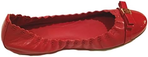 Tory Burch Romy Mestico Patent Calf Ballet Flat Sandal 8