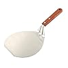 Hemoton Roestvrij staal Pizza Peel Baking Schop Paddle Cake Lifter Transfer Tray met Houten Handvat voor het Bakken…