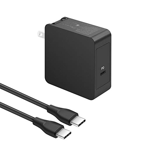 Aisilk 60W USB C Wall Charger Type-C PD AC Adapter w/ 5ft USB C to C Power Cord for Dell XPS, Hp Lenovo Samsung Asus Matebook Thinkpad MacBook Pro Acer and More Laptops, Tablets and Cell Phones. - Thumbnail 7