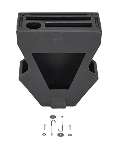 Vestil P-CADDY-BK Black Economical Pallet Truck Caddy, Plastic, 16-1/8" Width x 18-5/8" Height x 8-3/4" Depth